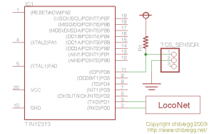 TCSセンサーとAVRの接続
