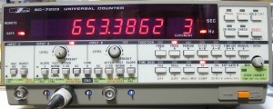 SPIを用いた時のRCK周波数(653kHz)